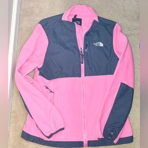 The North Face Womens LARGE Denali Polartec Fleece Jacket Pink